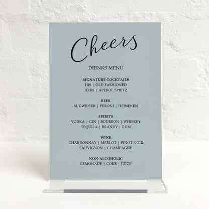 Skyler Matching Small Table Sign