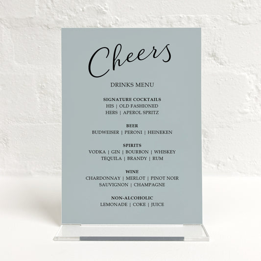 Skyler Matching Small Table Sign