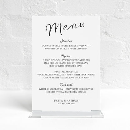 Skyler Matching Small Table Sign