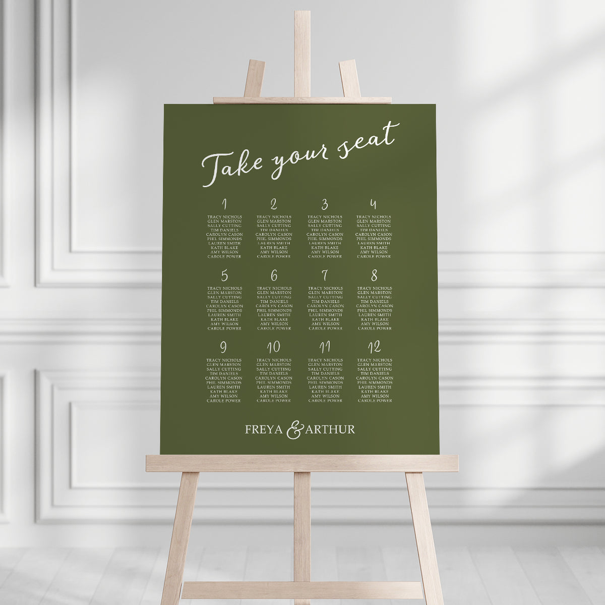 Skyler Seating Plan