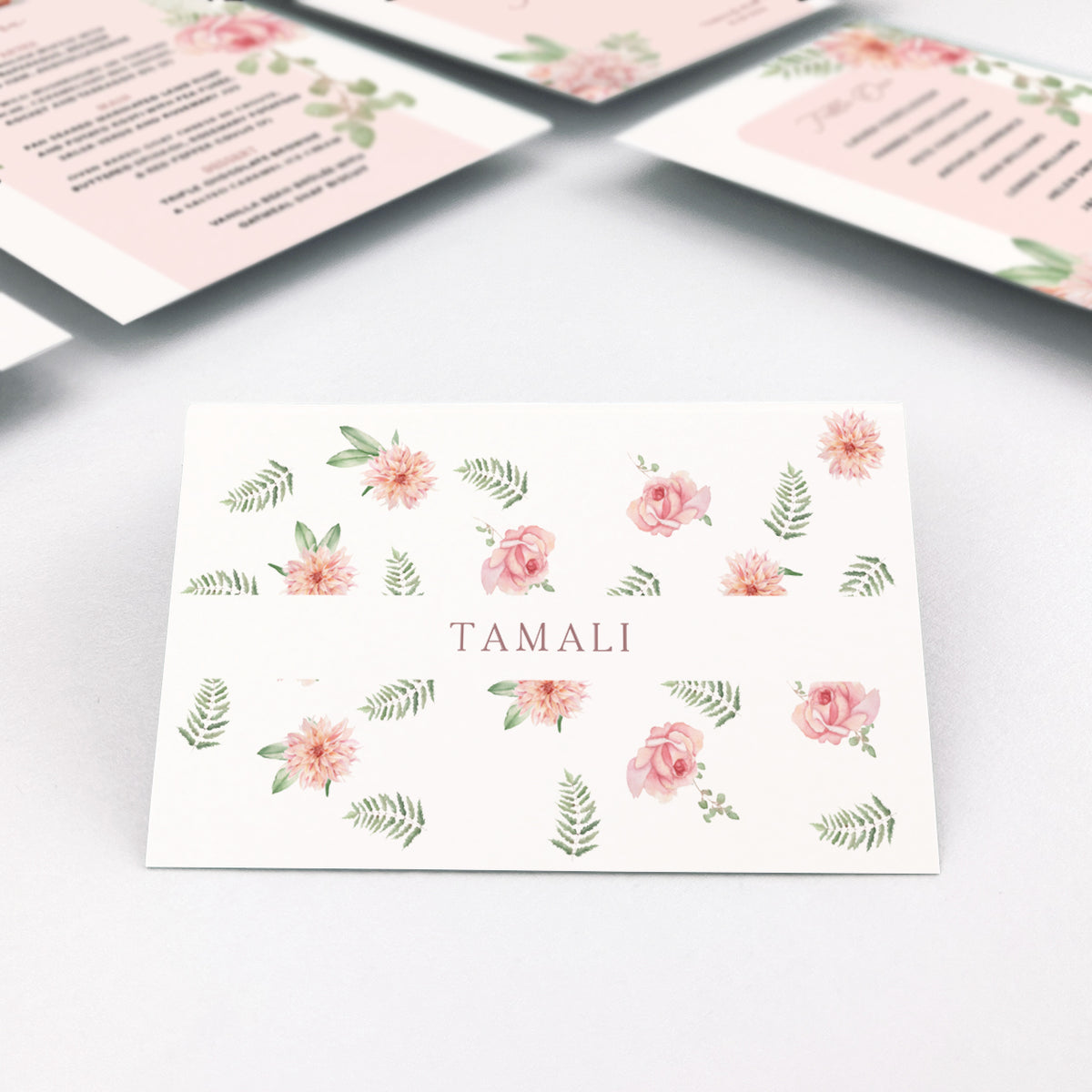 Tamali Place Card