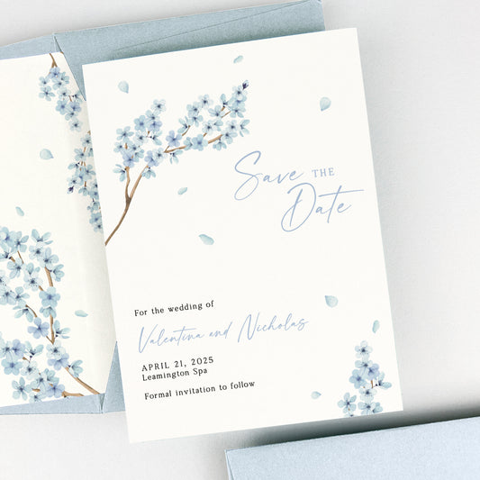 Valentina Blue Save the Date