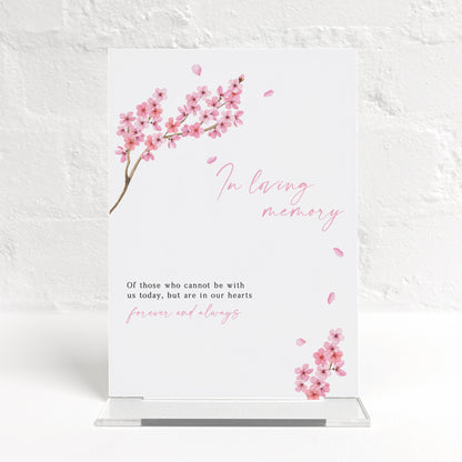 Valentina Pink Matching Small Table Sign