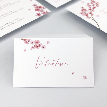 Valentina Pink Place Card