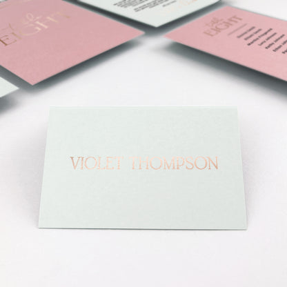 Violet Place Card