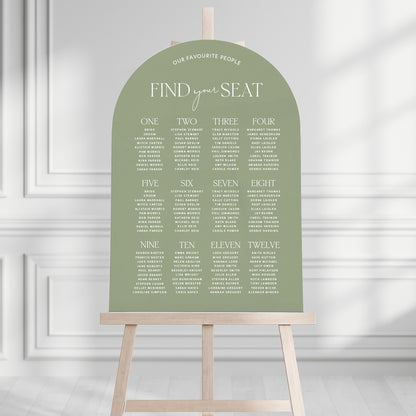 Violet Seating Plan