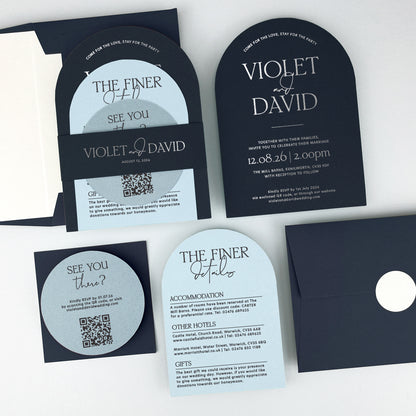 Violet Wedding Invitation