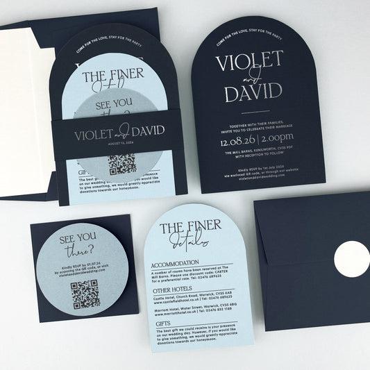 Violet Wedding Invitation