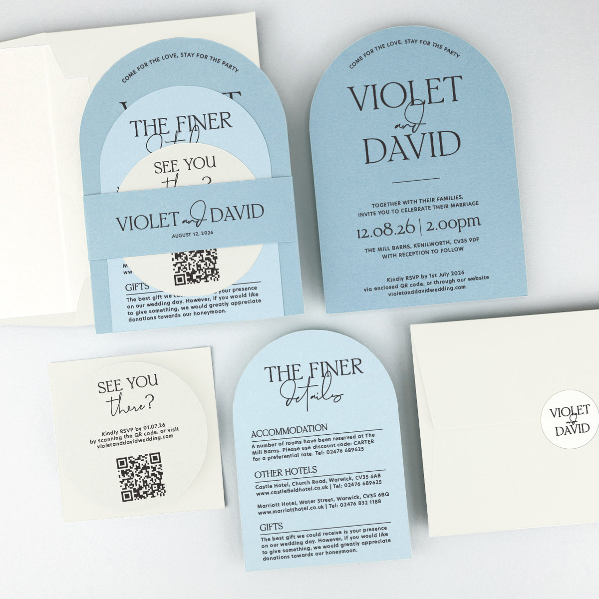 Violet Wedding Invitation