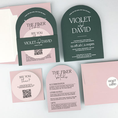 Violet Wedding Invitation