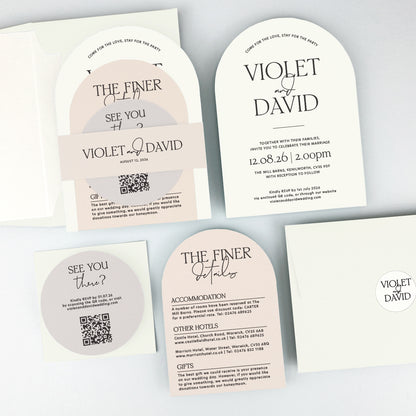 Violet Wedding Invitation