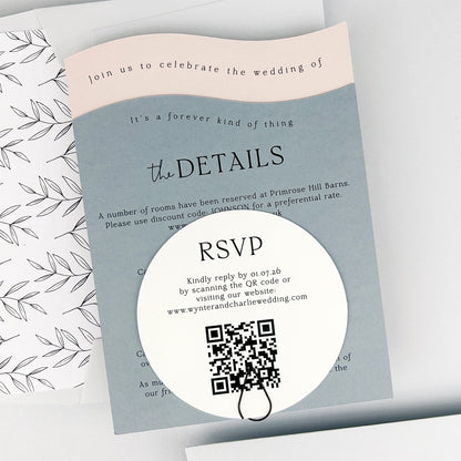 Wynter Wedding Invitation - Blues