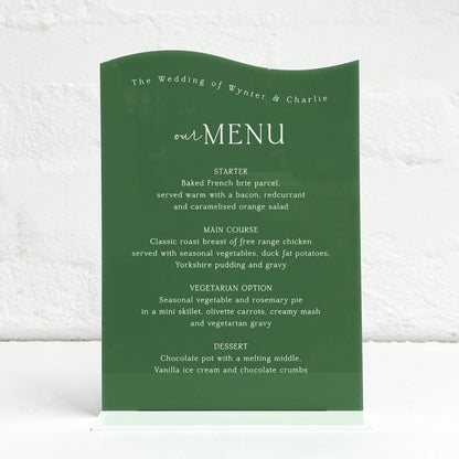 Wynter Matching Small Table Sign