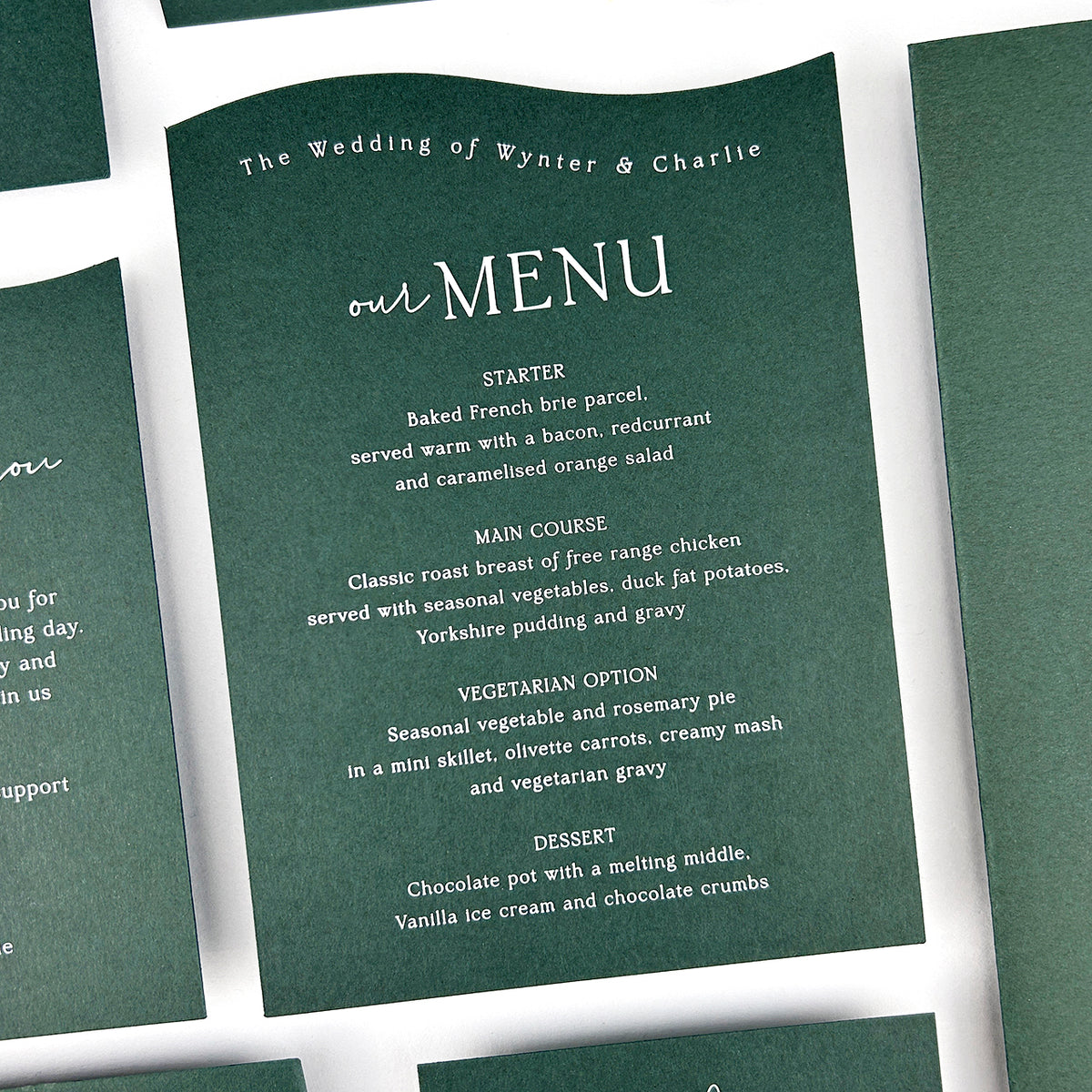 Wynter Menu