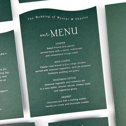 Wynter Menu