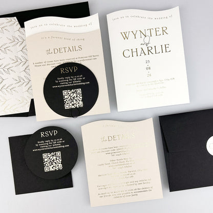 Wynter Wedding Invitation - Neutrals