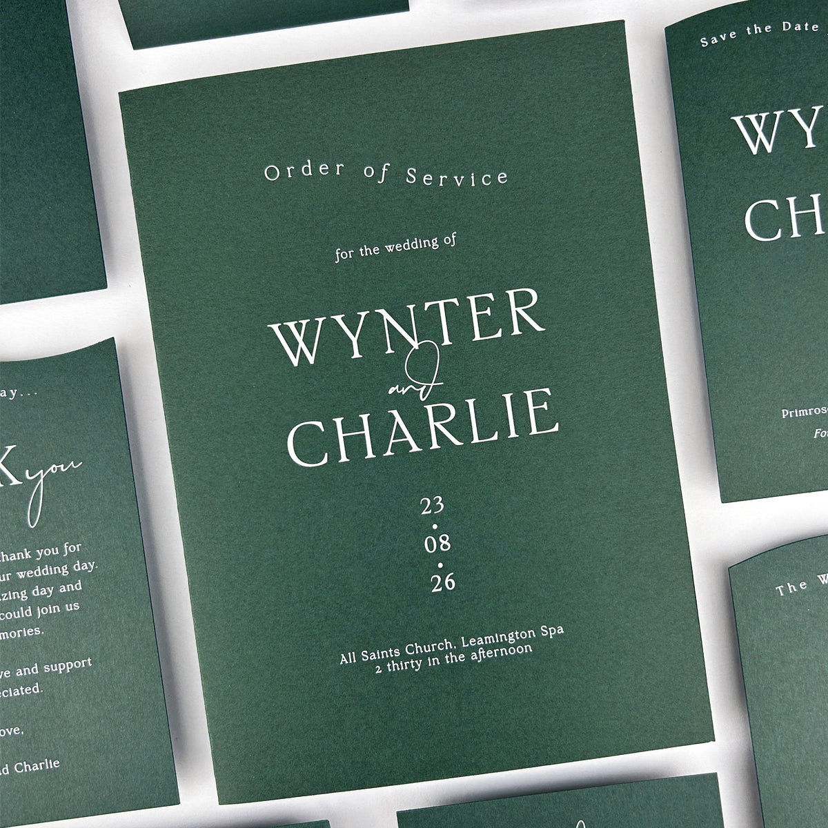 Wynter Order of Service