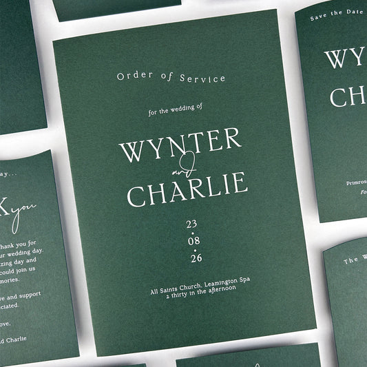 Wynter Order of Service