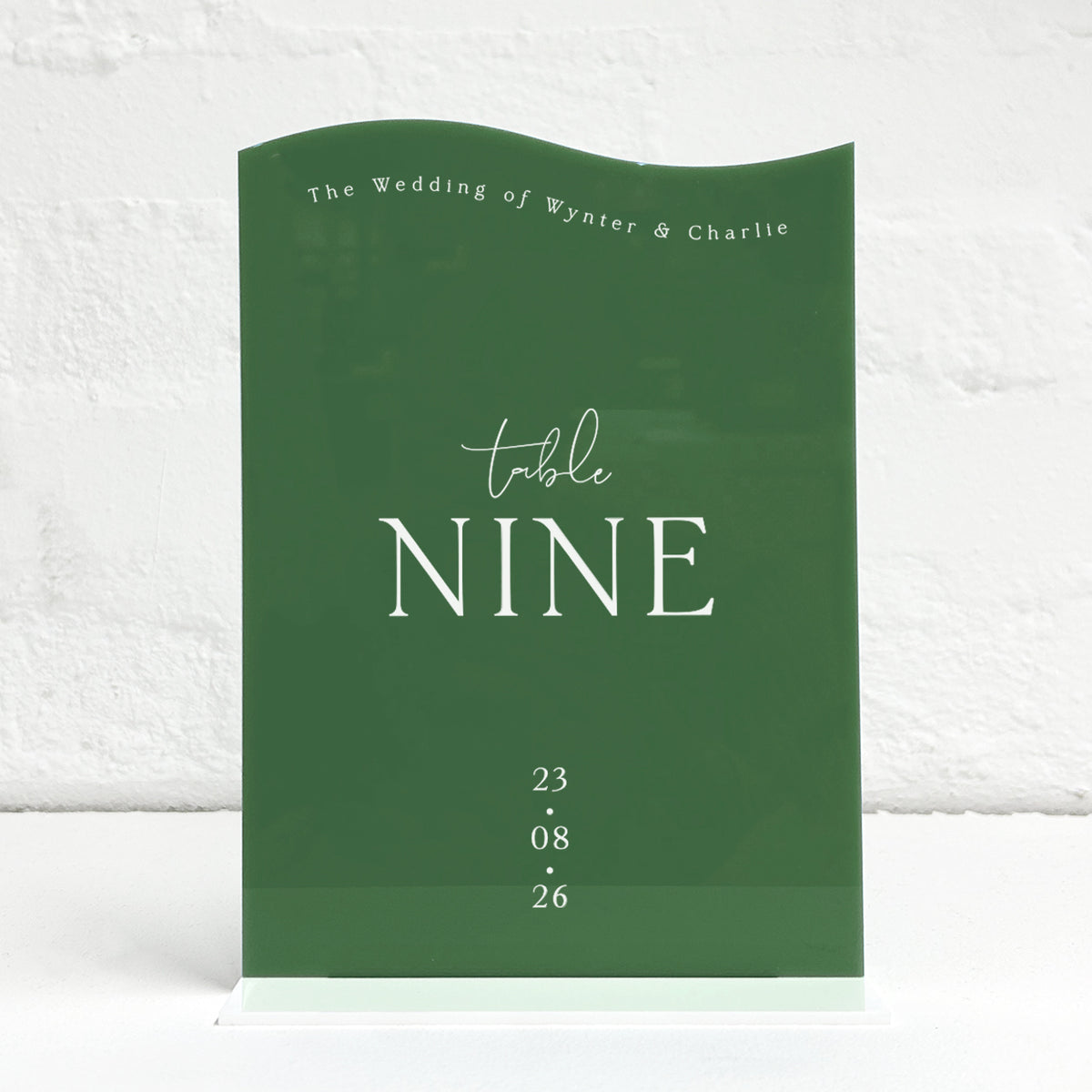 Wynter Matching Small Table Sign