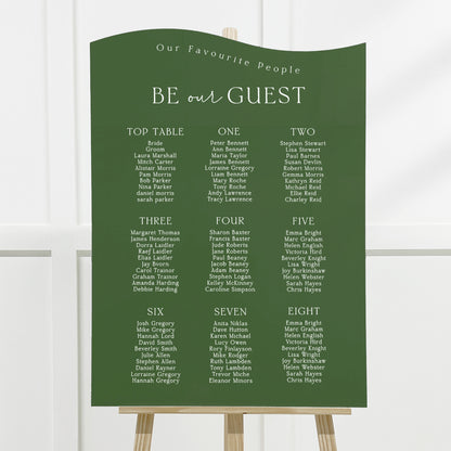 Wynter Seating Plan