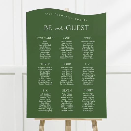 Wynter Seating Plan