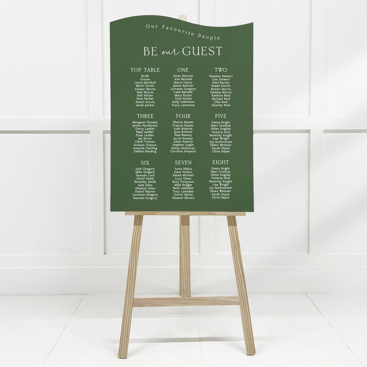 Wynter Seating Plan