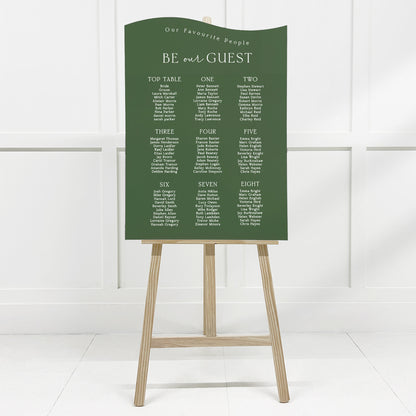 Wynter Seating Plan