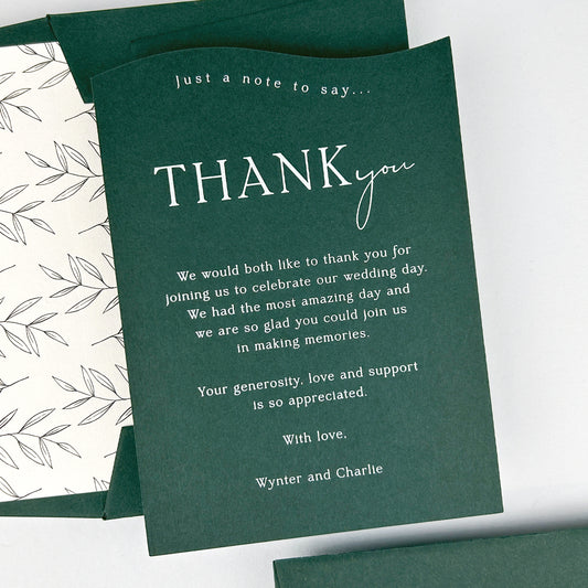 Wynter Thank You Card