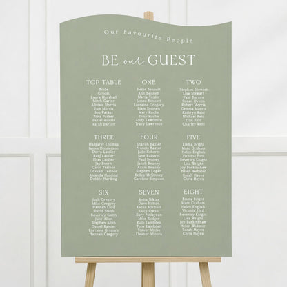 Wynter Seating Plan