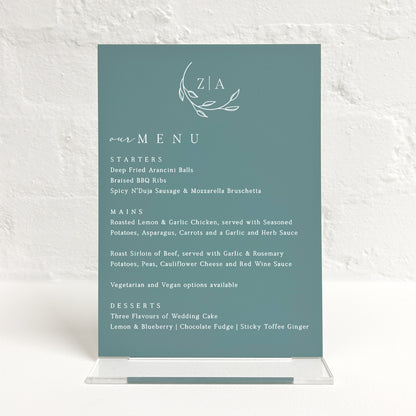 Zara Matching Small Table Sign