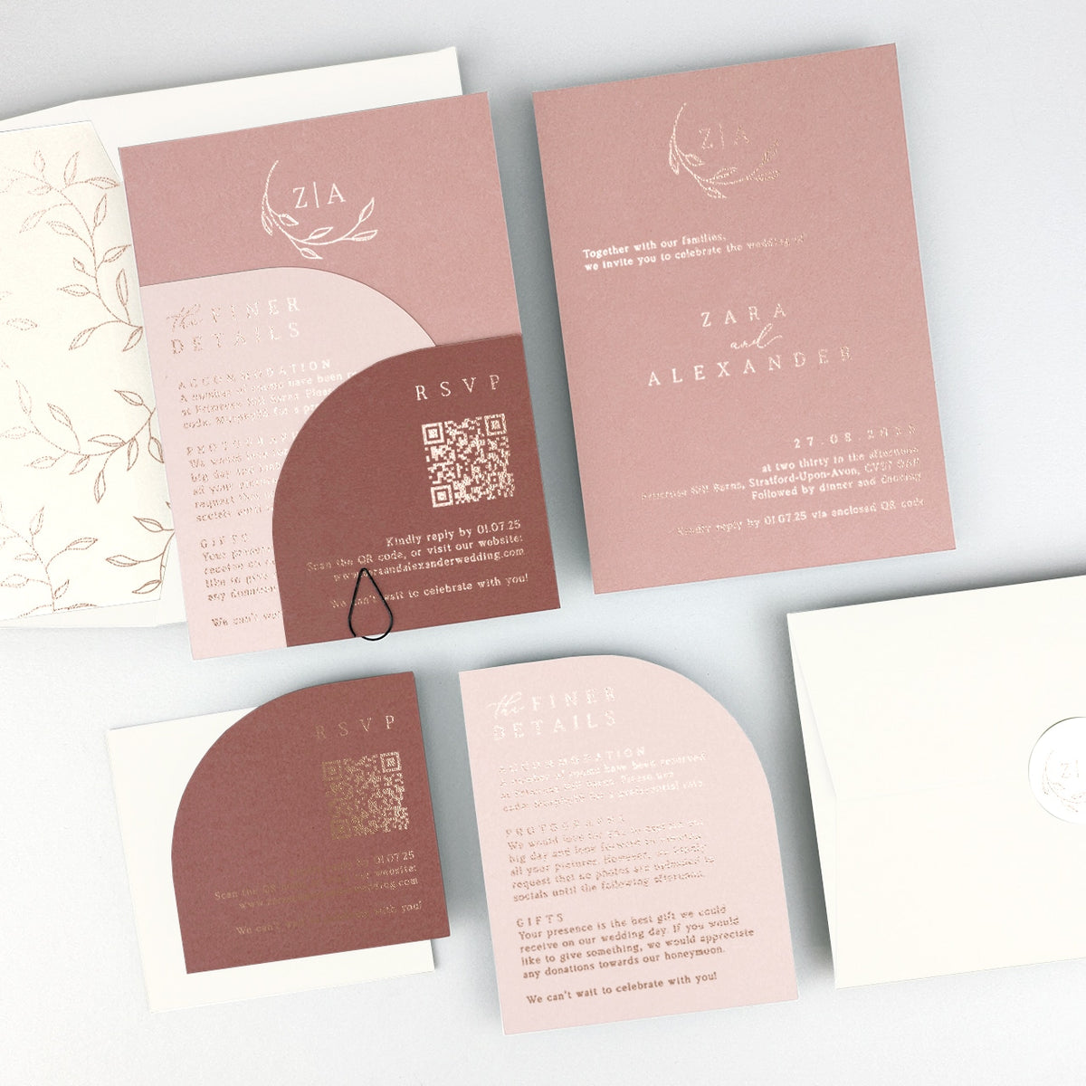 Zara Wedding Invitation