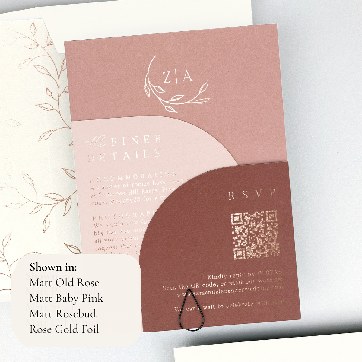 Zara Wedding Invitation