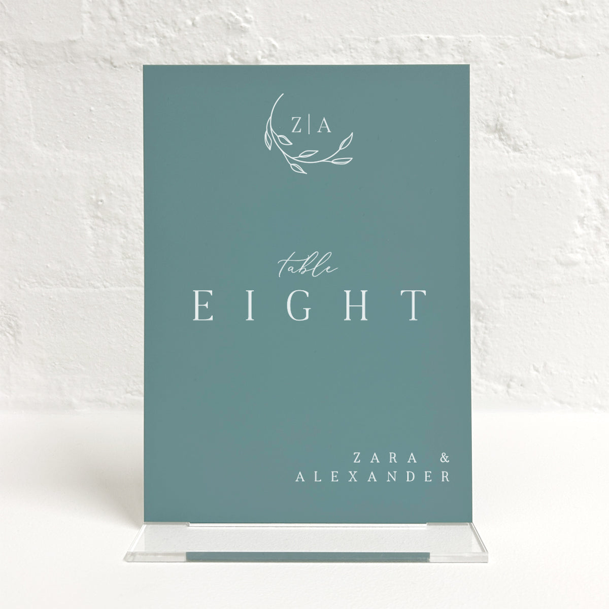 Zara Matching Small Table Sign