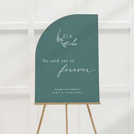 Zara Welcome Sign