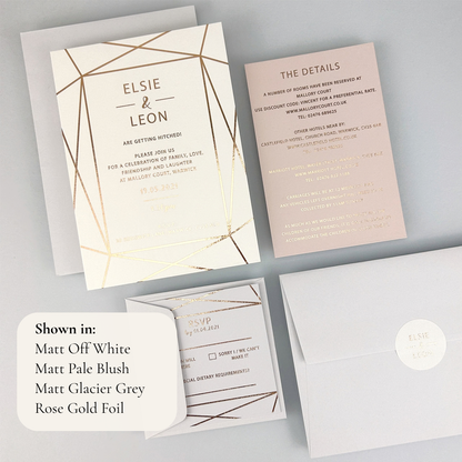 Zuri Wedding Invitation - Neutrals