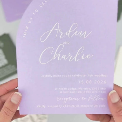 Arden Wedding Invitation
